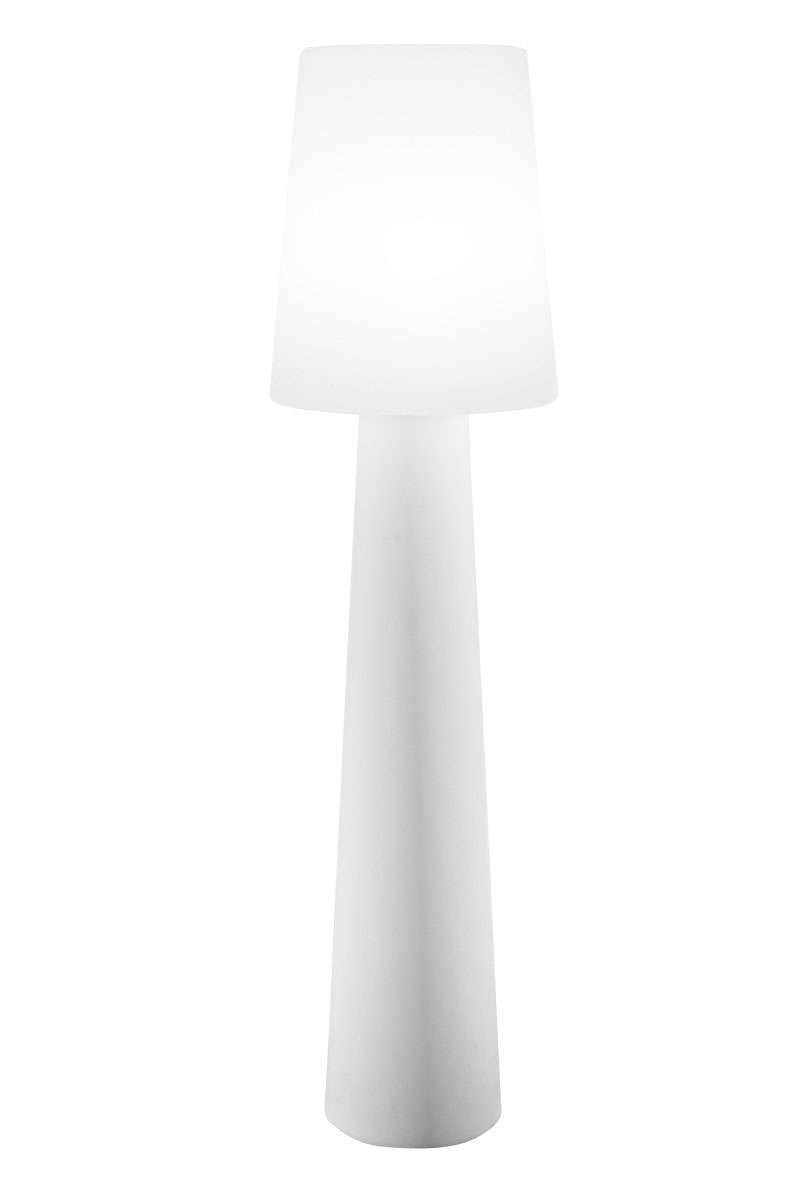 Outdoor XL Stehlampe No. 1 &quot;Weiß&quot; H:160cm - E27 Fassung - Außenleuchte